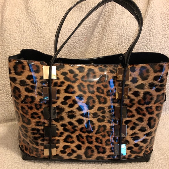 Leopard Print Handbag - Picture 1 of 4